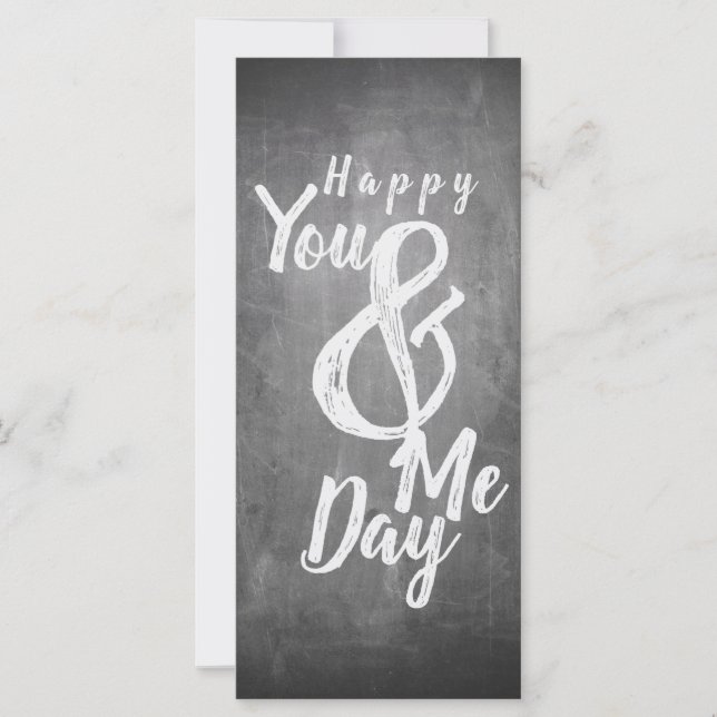 Saudações de aniversário no chalkboard look (Frente)