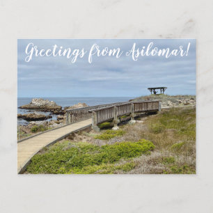 Saudações de Asilomar! Cartão Postal