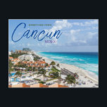 Saudações de Cancún México Cartão Postal Cênico<br><div class="desc">Enviem saudações de Cancun tropical, México, com este belo cartão postal.</div>