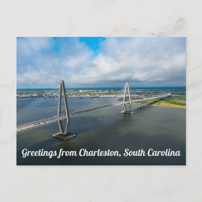 Saudações De Charleston, Cartão Postal Da Carolina (Frente)