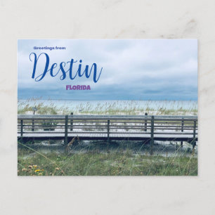 Saudações de Destin Flórida Cartão Postal Cênico