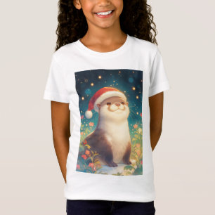 Saudações de Fim de Ano da Camiseta da Lontra