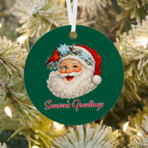 Saudações de Fim de Ano - Papai Noel de Inverno
