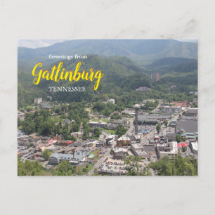 Saudações de Gatlinburg Tennessee Cartão Postal