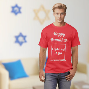 Saudações de Hanukkah Empresariais em Camiseta Ver