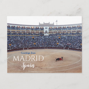 Saudações de Madrid Espanha Cartão Postal