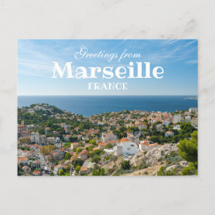 Saudações de Marseille França Cartão Postal Cênico