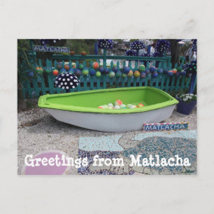 Saudações de Matlacha, cartão postal colorido d