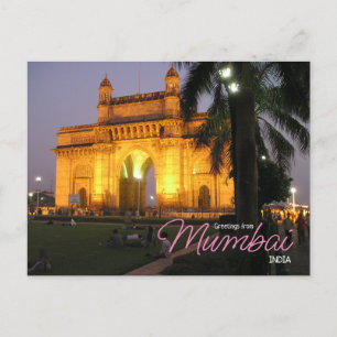 Saudações de Mumbai Índia Cartão Postal