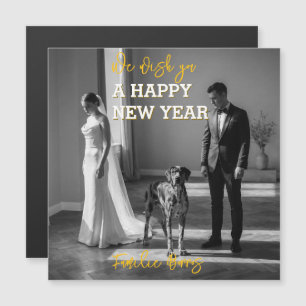 Saudações de Natal de Casamento Great Dane