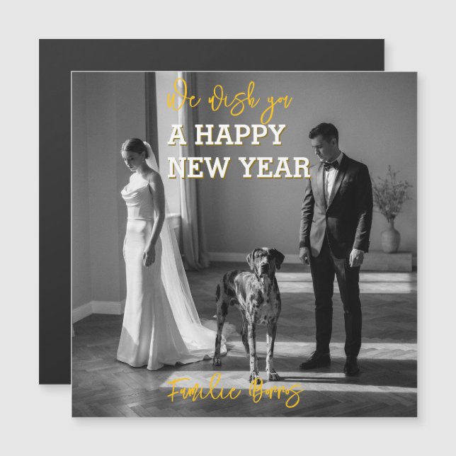 Saudações de Natal de Casamento Great Dane (Frente/Verso)