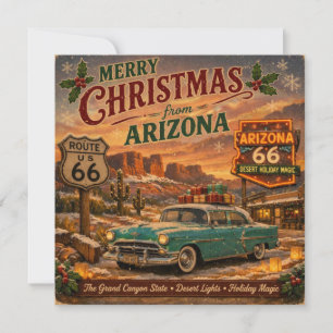 Saudações de Natal no Deserto do Arizona