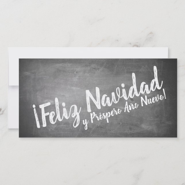 Saudações de Natal no Quadro Negro (Frente)