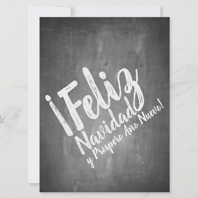 Saudações de Natal no Quadro Negro (Frente)