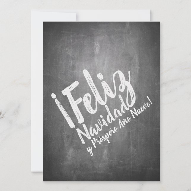 Saudações de Natal no Quadro Negro (Frente)