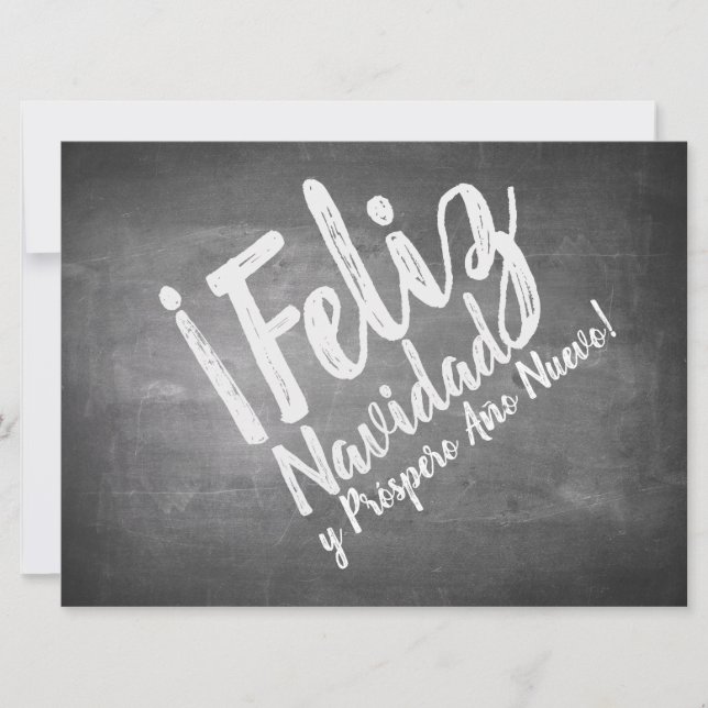 Saudações de Natal no Quadro Negro (Frente)