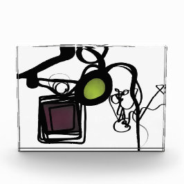 Saudações de Philydion: Abstrato Black & White