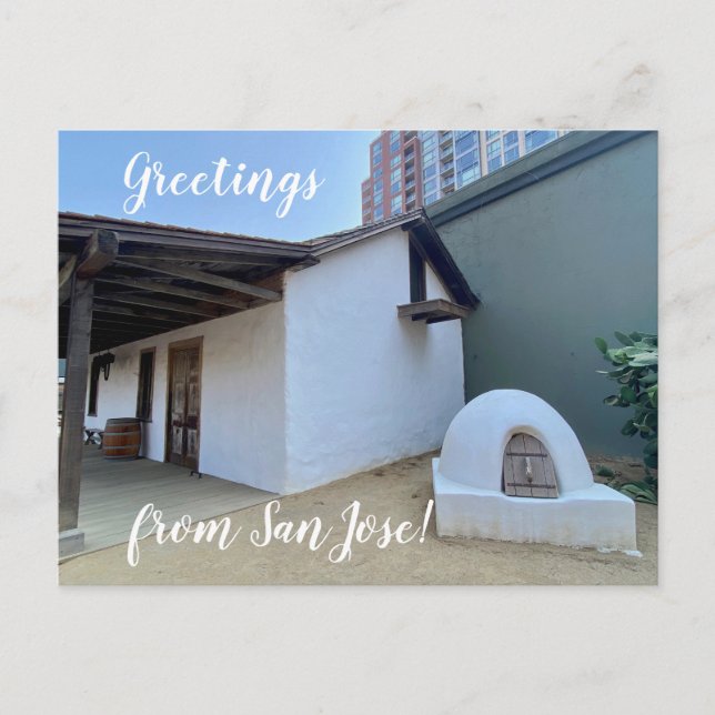 Saudações de San José! Cartão Postal (Frente)