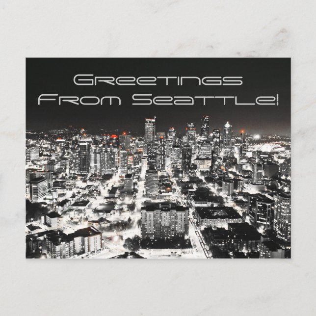 Saudações De Seattle, Cartão Postal (Frente)