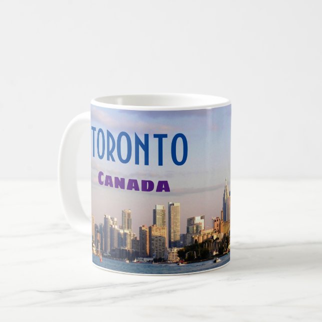 Saudações de Toronto Canadá Caneca de Café (Frente Esquerda)