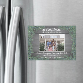 Saudações do Cartão Magnético de Foto de Natal em