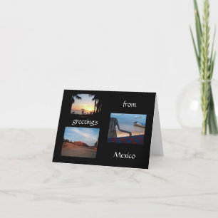 Saudações do cartão mexicano