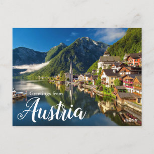 Saudações do cartão postal austríaco Hallstatt