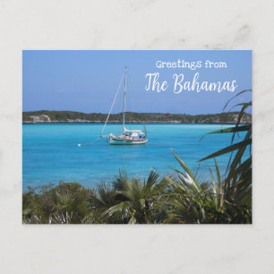 Saudações do Cartão Postal Cênico das Bahamas