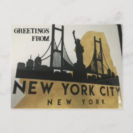 Saudações do Cartão Postal da Cidade de Nova York