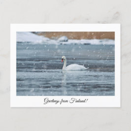 Saudações do cartão postal da Finlândia