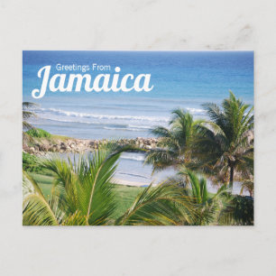 Saudações do cartão postal da Jamaica