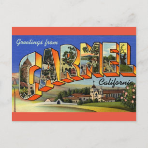Saudações do cartão postal de Carmel Califórnia