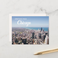 Saudações do Cartão Postal de Chicago