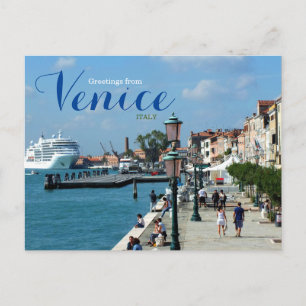 Saudações do cartão postal de cruzeiro de Veneza I