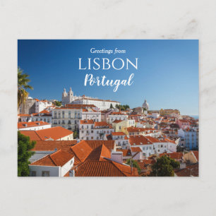 Saudações do Cartão Postal de Lisboa