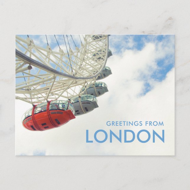 Saudações do cartão postal de Londres (Frente)