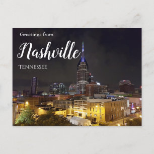Saudações do cartão postal de Nashville Tennessee