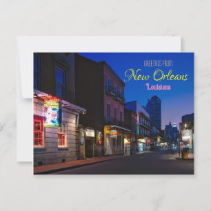 Saudações do Cartão Postal de Nova Orleans Louisia