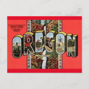 Saudações do cartão postal de Oregon