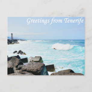 Saudações do cartão postal de Tenerife