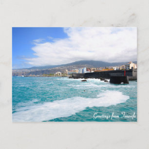Saudações do cartão postal de Tenerife