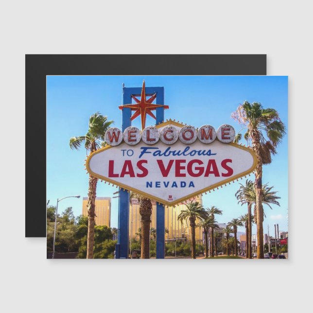 Saudações do Cartão Postal de Vegas (Frente/Verso)