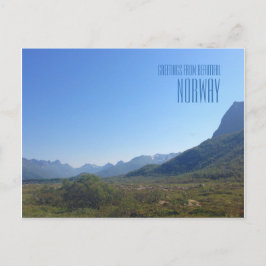 Saudações do cartão postal fotográfico das montanh