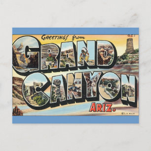 Saudações do cartão postal Grand Canyon
