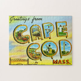Saudações do Quebra-Cabeça Antigo de Cape Cod