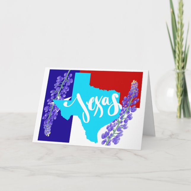 Saudações do Texas! Cartão (Frente)