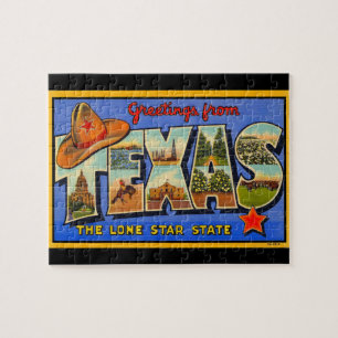 Saudações do Texas, o Quebra-cabeça de Lone Sta