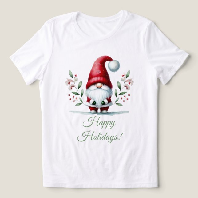 Saudações Gnome Festivas (Design frontal)