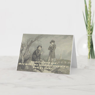 Saudações Humorísticas Diversão de Cartão Noivado 