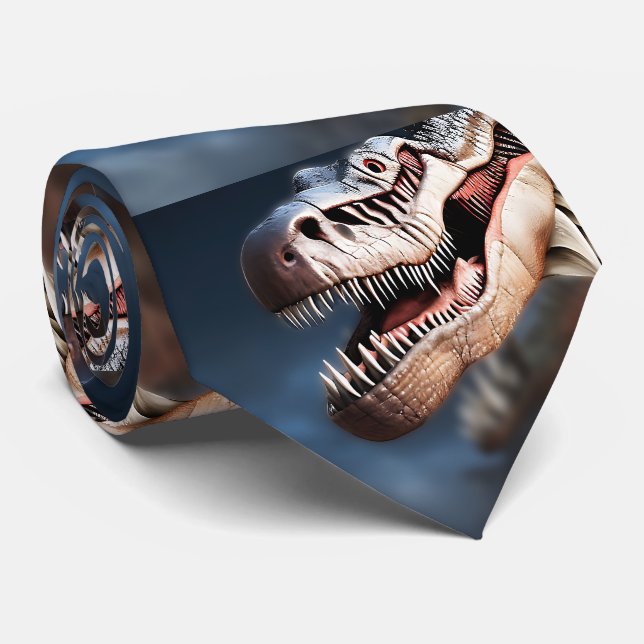 Saudações, Meu Colega T Rexs, Gravata Do Pescoço (Rolled)